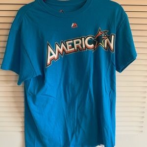 MENS M All Star Game 2017 Fransisco Lindor shirt